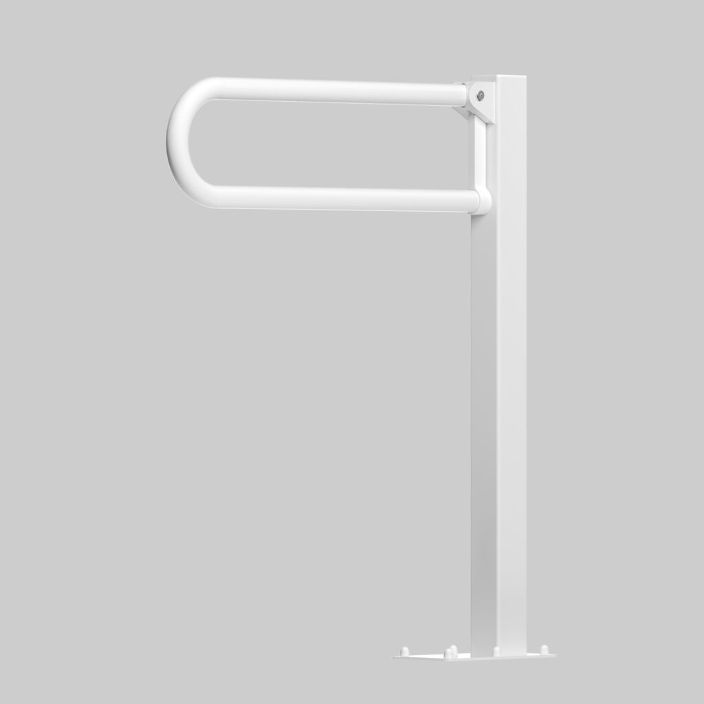 Klappgriffe mit Standsäule aus Stahl mit Pulverbeschichtung