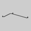 Winkelhandlauf Stahl Schwarz Horizontal-Horizontal – MODULAR