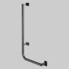 Winkelhandlauf Stahl Schwarz Ø32 mm – links – MODULAR
