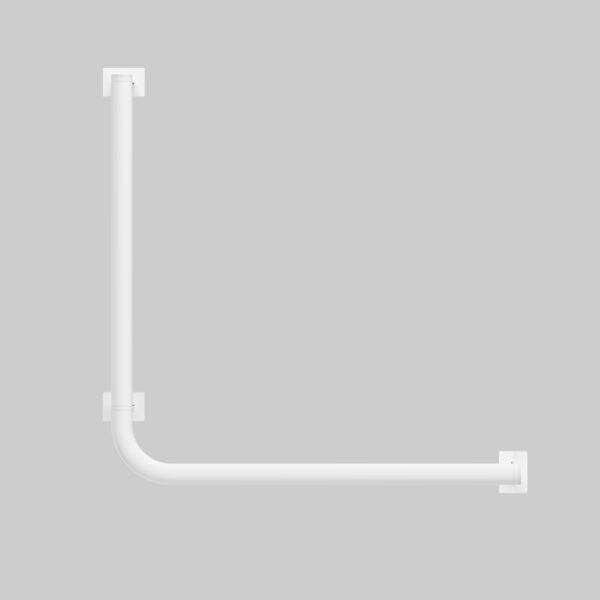 MODULAR Winkelgriff Weiß Ø32 mm – gleiche Schenkellängen