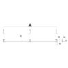 Handlauf Edelstahl Ø32 mm 1200–2000 mm MODULAR