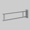 Stütz- und Klappgriff Edelstahl Ø32 mm MODULAR
