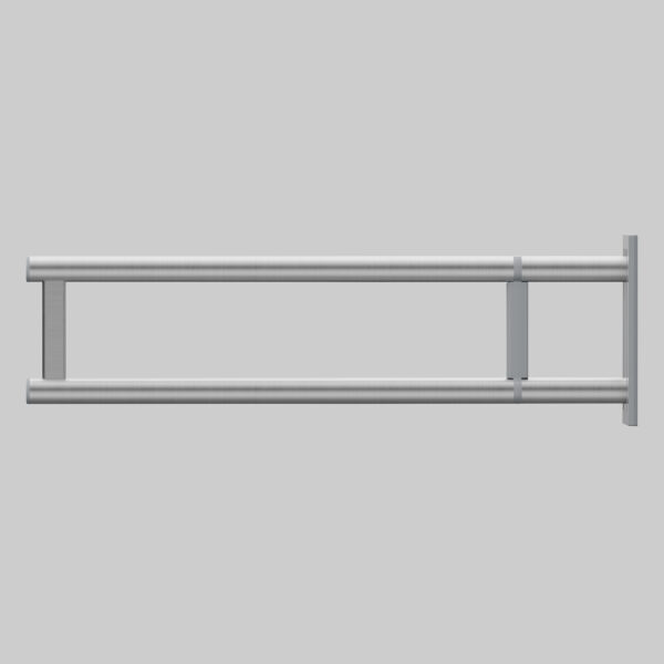 MODULAR Stützgriff aus geschliffenem Edelstahl