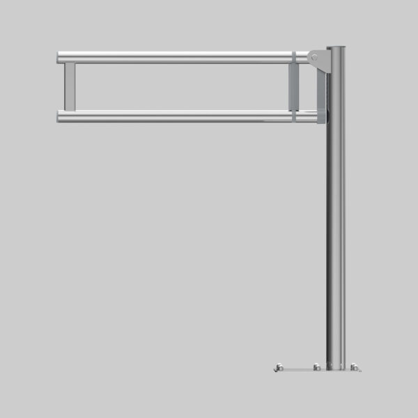 MODULAR Stützklappgriff freistehend Edelstahl poliert Ø32 mm