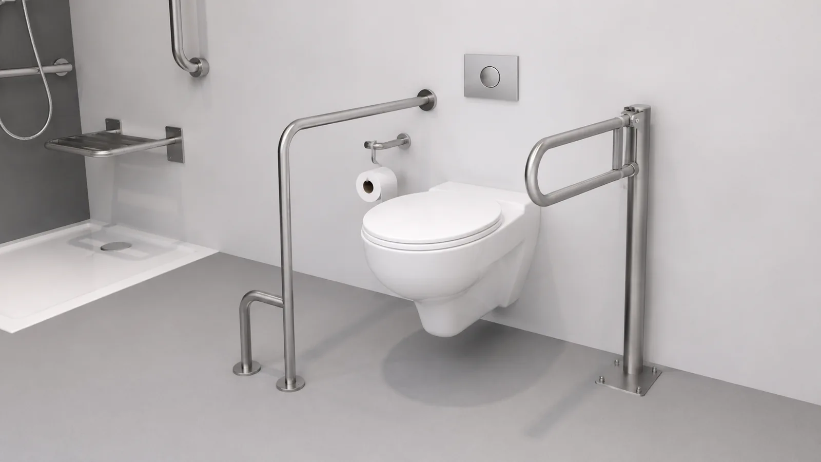 STANDARD Serie – Haltegriffe und Stützsysteme für Bad und WC