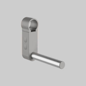 Toilettenpapierhalter für Haltegriffe Ø25 und Ø32 mm – Grau